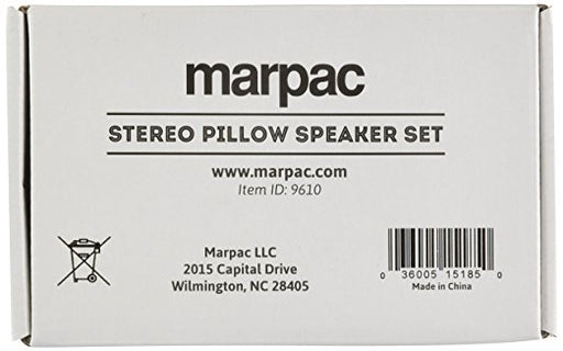 Marpac - Stereo pillow speakers for tinnitus sufferers - ODYO Shop
