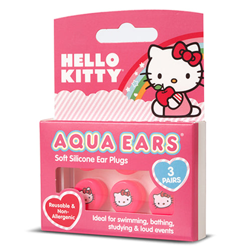 Aqua Ears - Hello Kitty silicone kids ear plugs for water protection - ODYO Shop