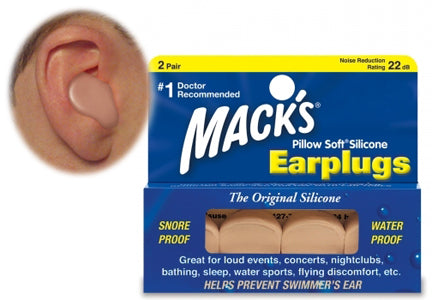 Mack's - Pillow soft silicone earplugs NRR 22dB - ODYO Shop