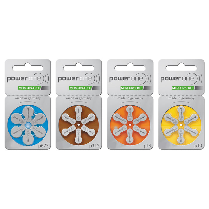Power One - Hearing aid batteries - ODYO Shop