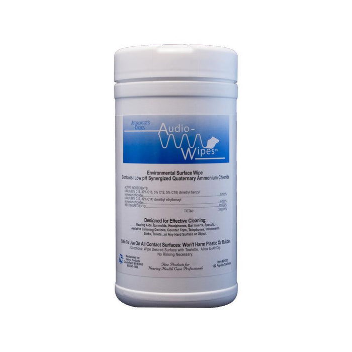 AudioWipes 160 - Alcohol free towelettes for hearing aids HEARING AID ODYO Shop