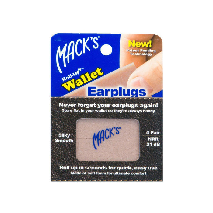 Mack's - Roll-ups wallet ear plugs NRR 21dB - ODYO Shop