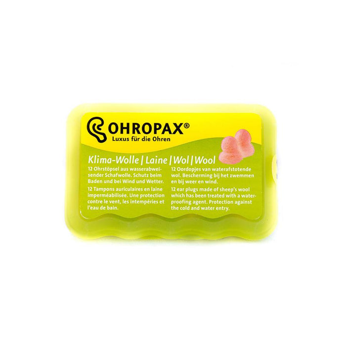 Ohropax ClimateWool - Waterproof wool ear plugs HEARING PROTECTION ODYO Shop
