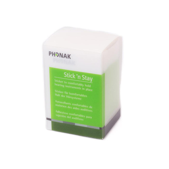 Phonak - Stick'n stay hearing aid retention solution HEARING AID ODYO Shop